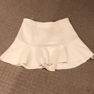 White skirt